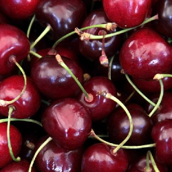 a pile of cherries